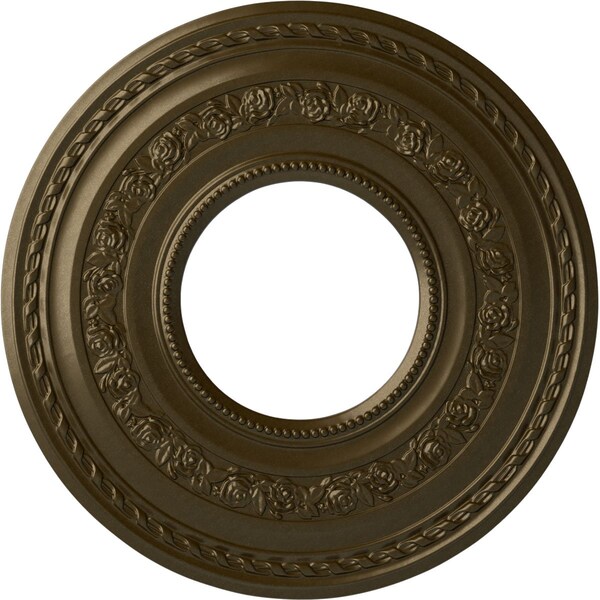 Ekena Millwork Anthony Ceiling Medallion (Fits Canopies up to 11 5/8"), 29 3/8"OD x 11 5/8"ID x 1 1/8"P, Brass CM29ATBRS - main